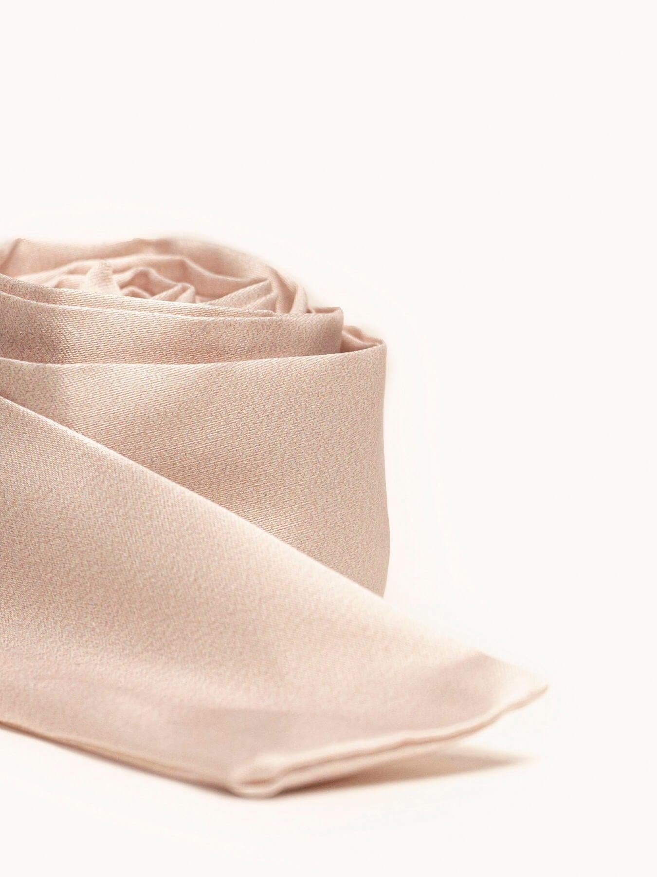 Pañuelo Raso Rosa Claro