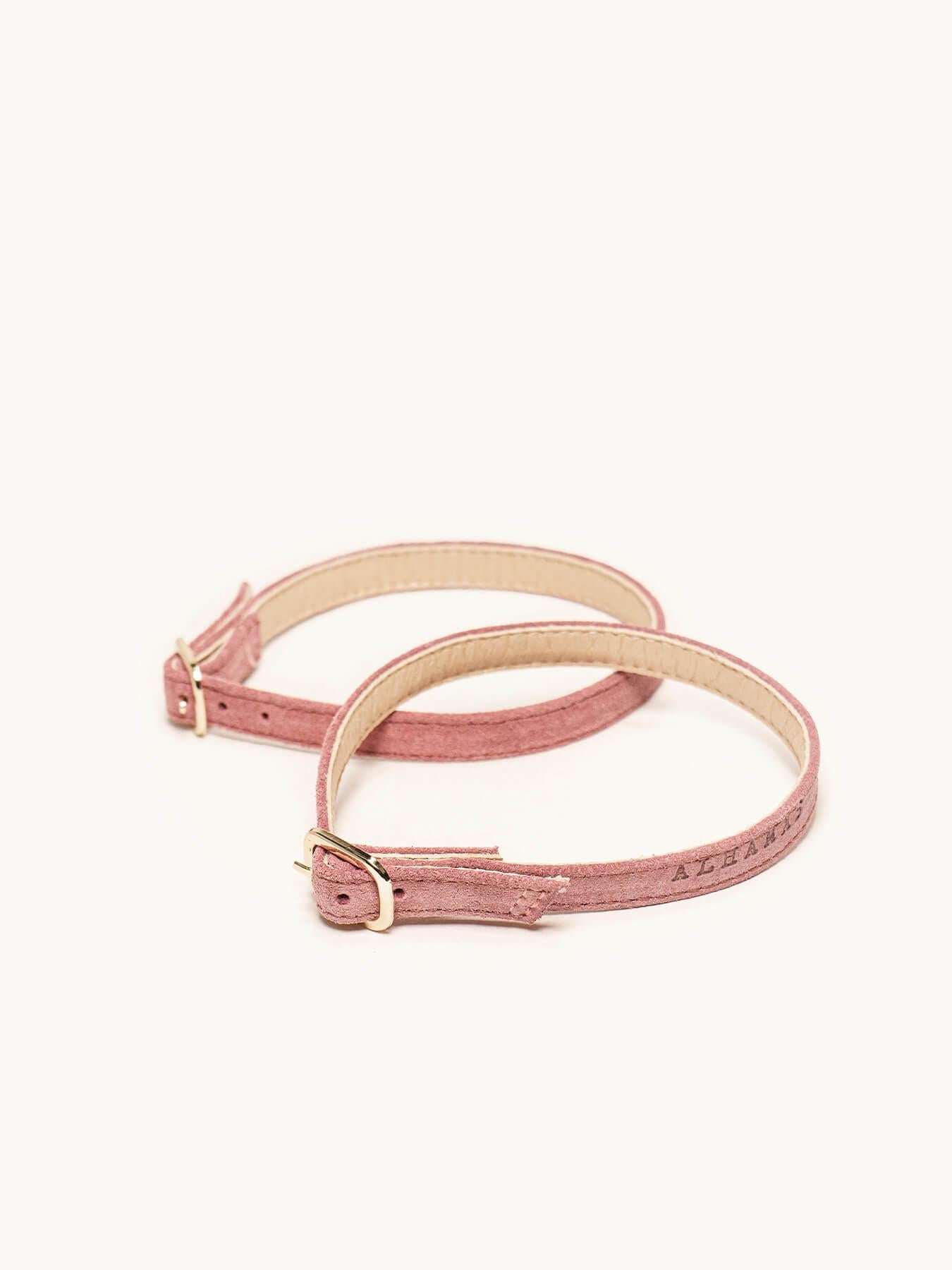 Pulsera Serraje Rosa Oscuro