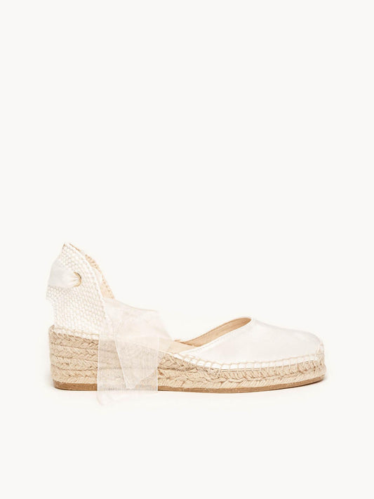 Cala Cuña 5 cm Raso Blanco