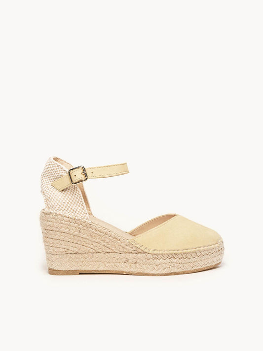 Jara Cuña 8 cm Ante Amarillo