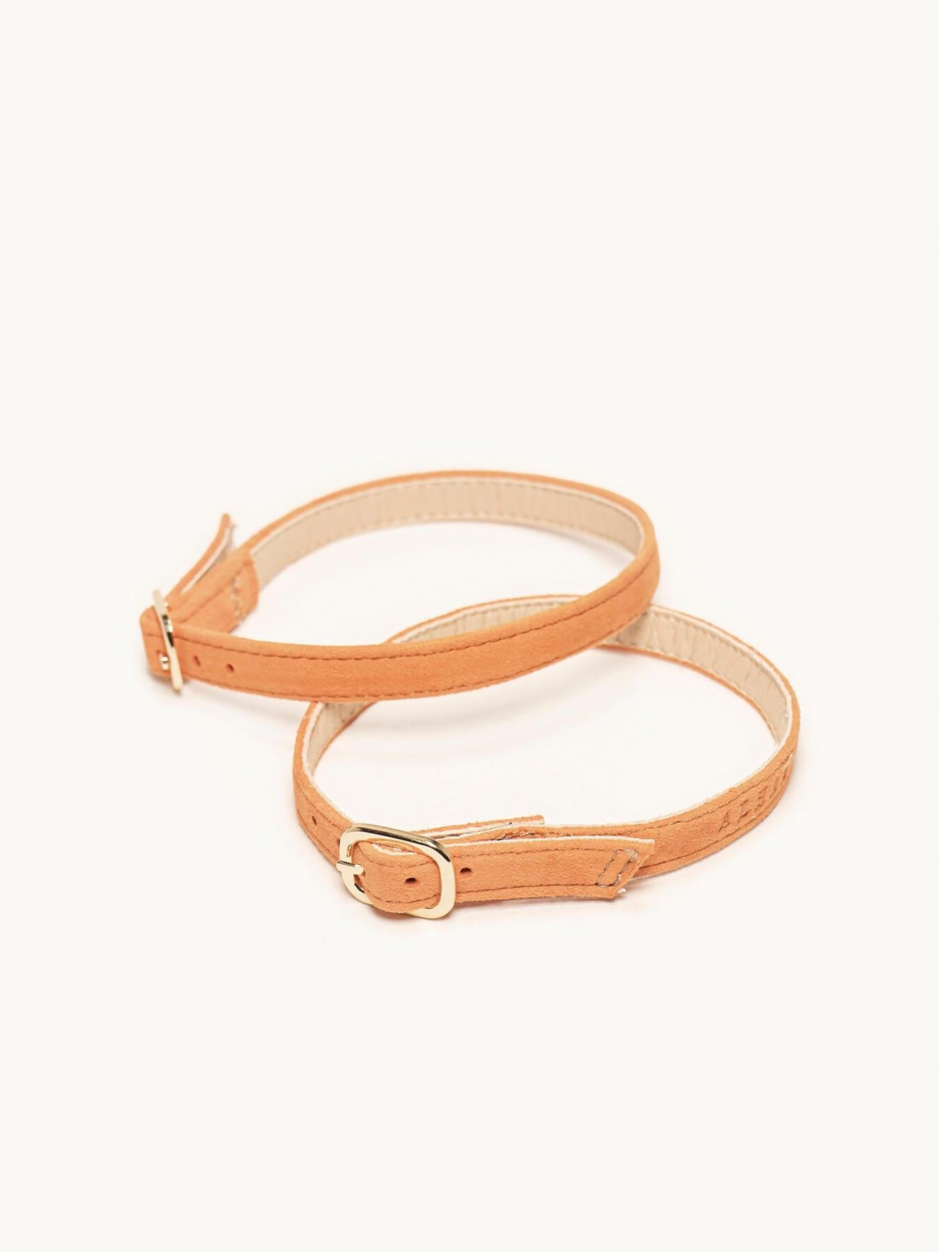 Pulsera Ante Naranja