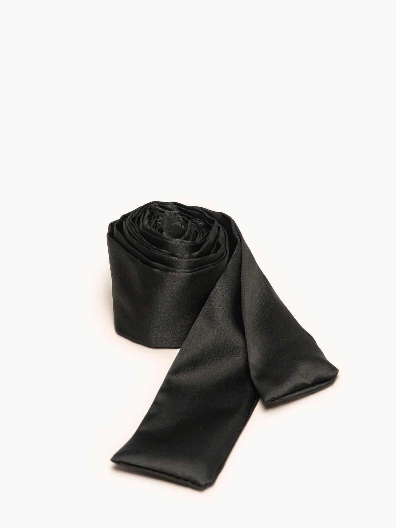Pañuelo Raso Negro