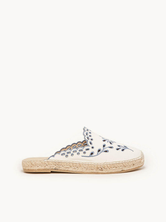 Loto Lona Bordada Azul Jeans