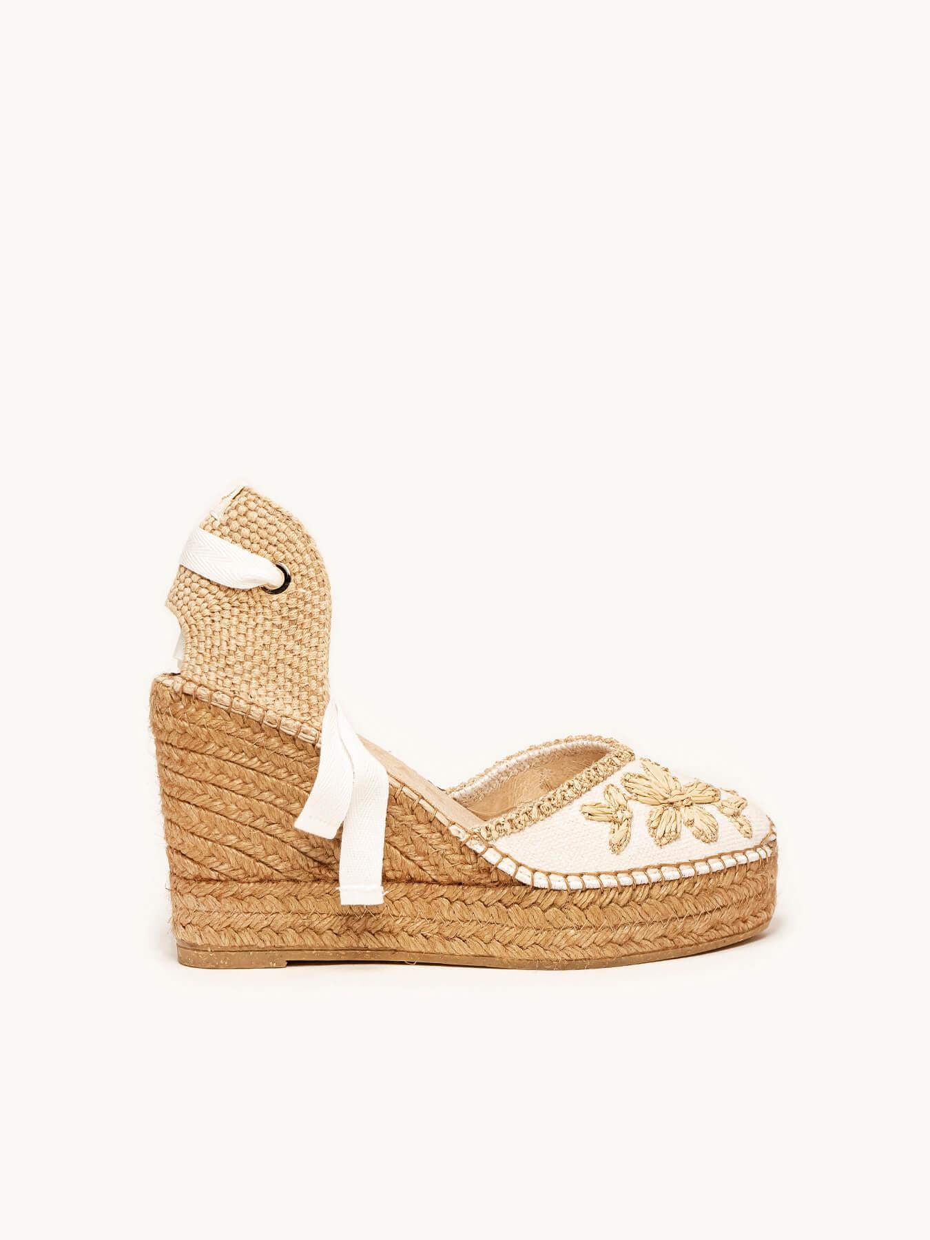 Romero Cuña 10 cm Bordado Blanco