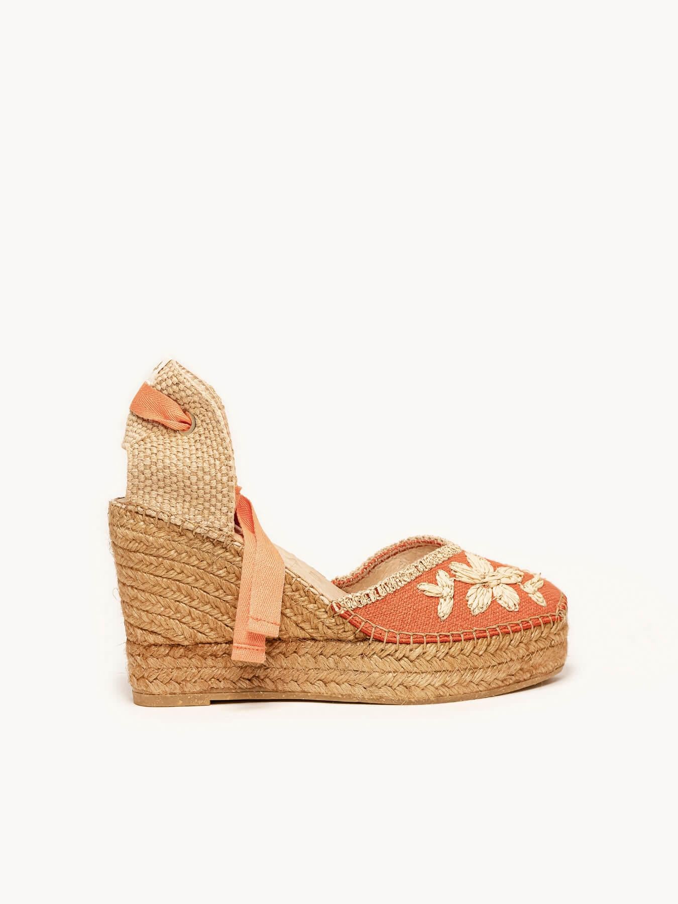 Romero Cuña 10 cm Bordado Naranja