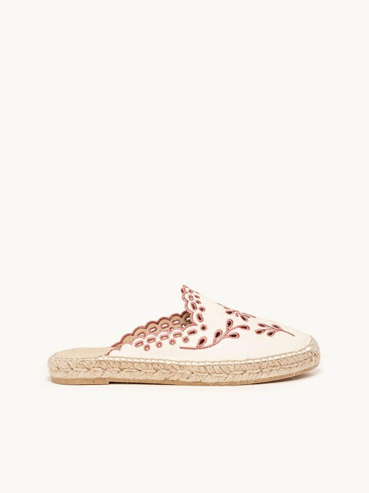 Loto Lona Bordada Granate