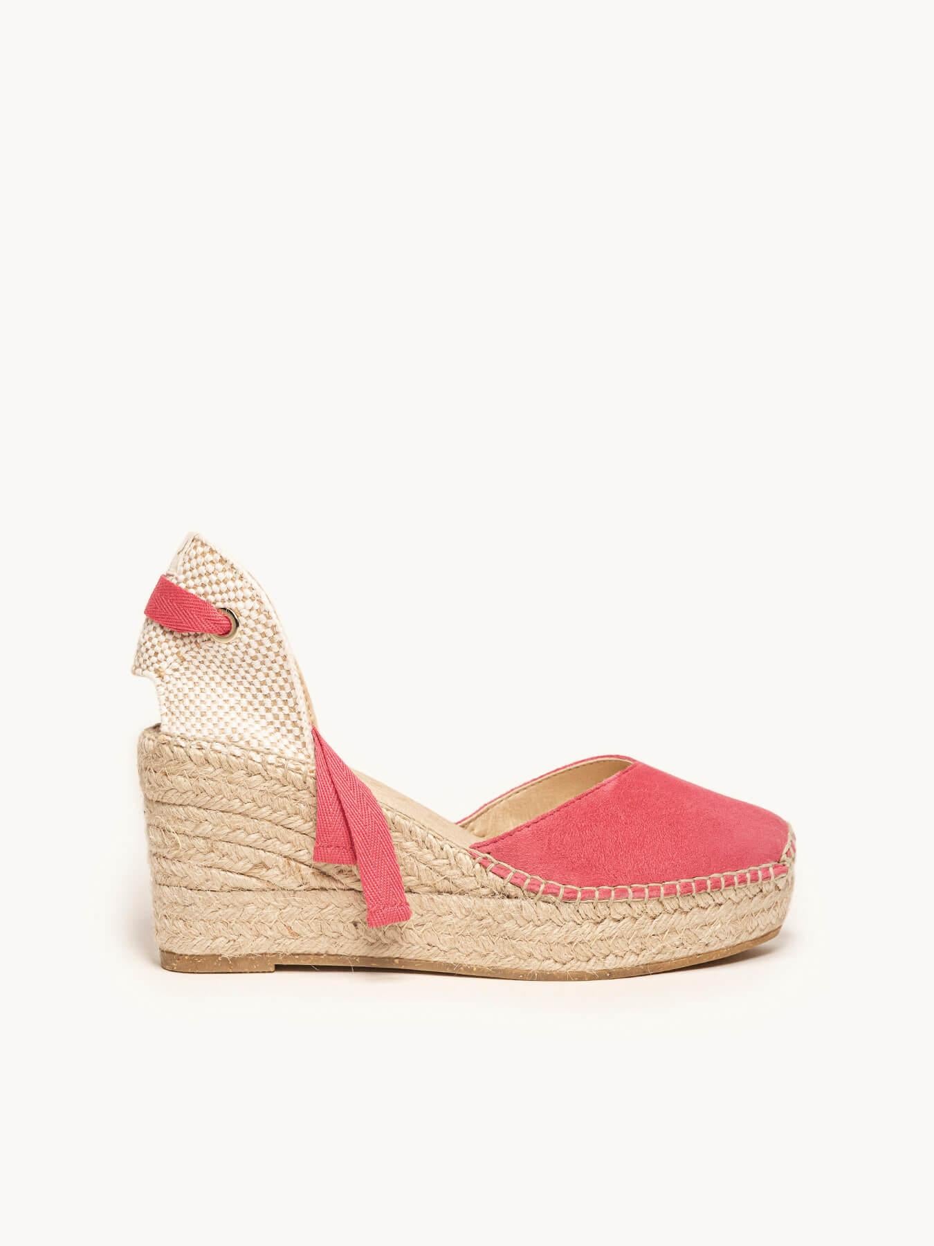 Romero Cuña 8 cm Ante  Rosa Fucsia