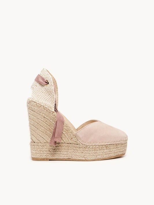 Romero Cuña Alta 12cm Ante Rosa Claro