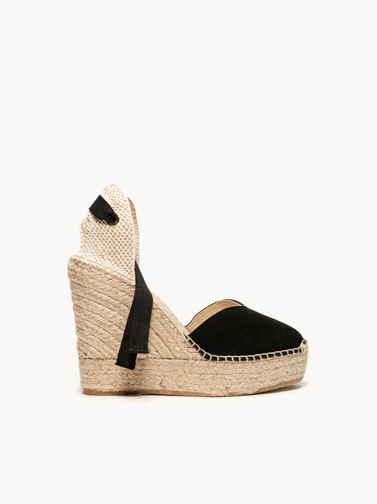 Romero Cuña Alta 12cm Ante Negro