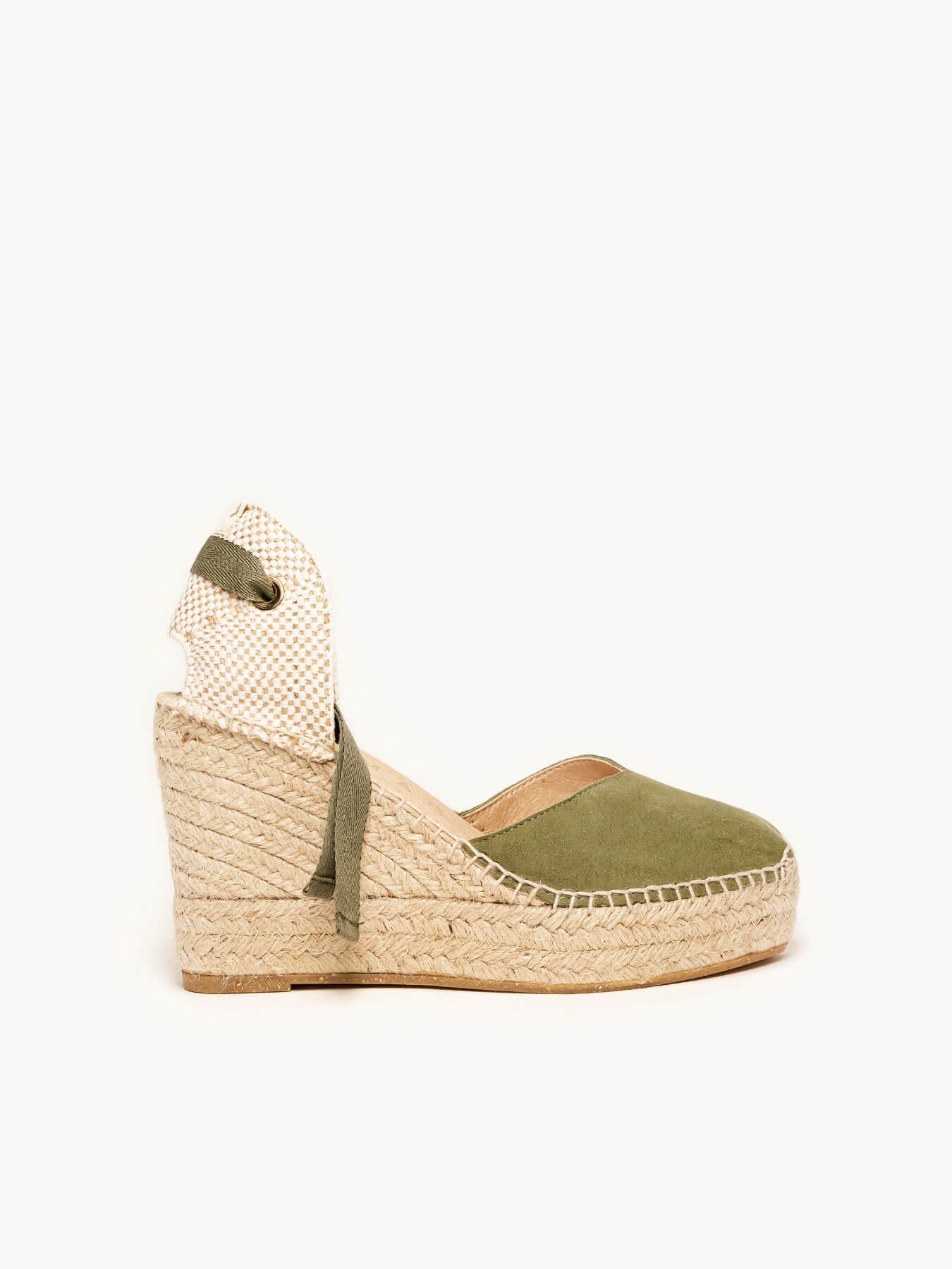 Romero Cuña 10 cm Ante Verde Kaki
