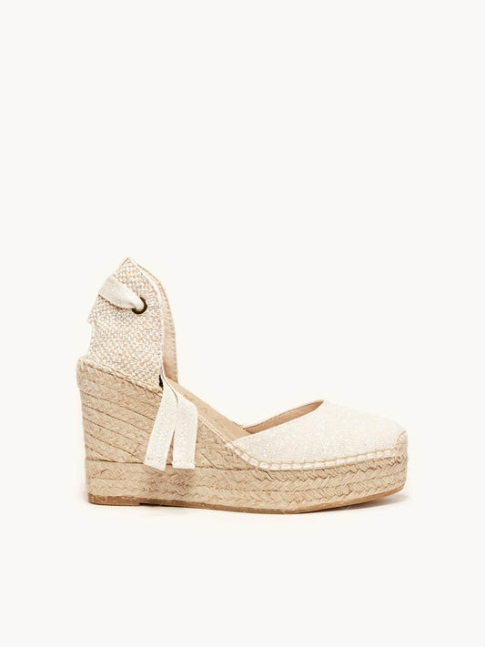 Cala Cuña 10 cm Lona Metal Blanco