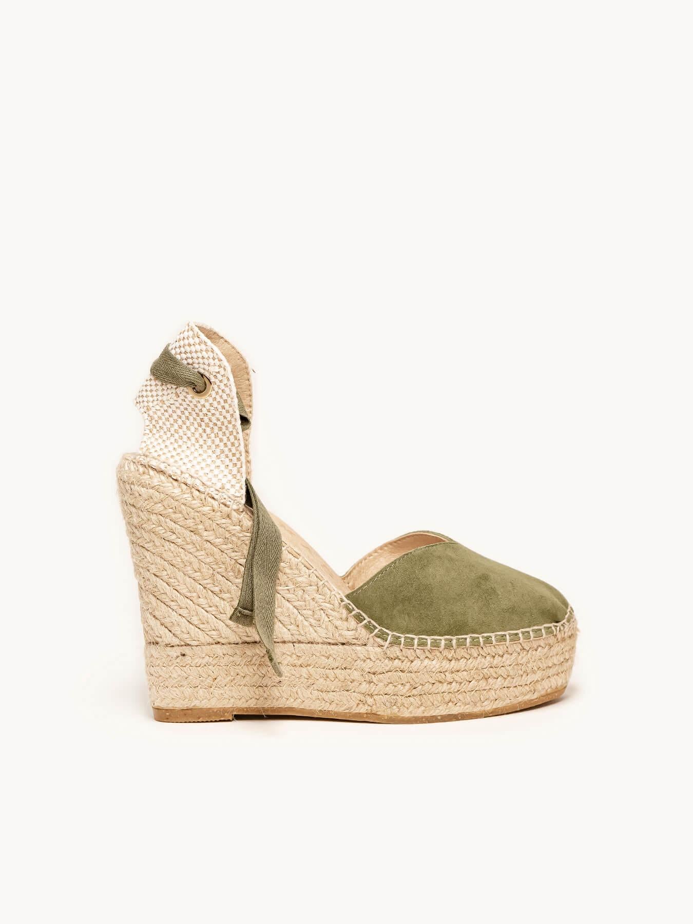 Romero Cuña 12 cm Ante Verde Kaki
