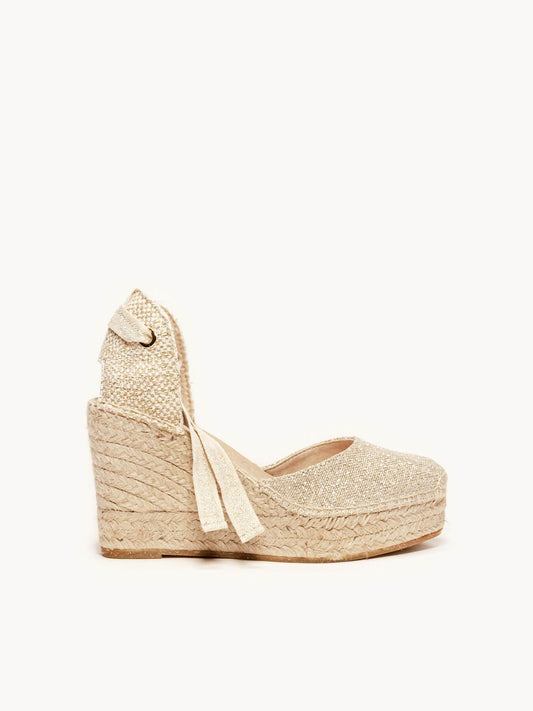 Cala Cuña Alta Lino Metal Oro