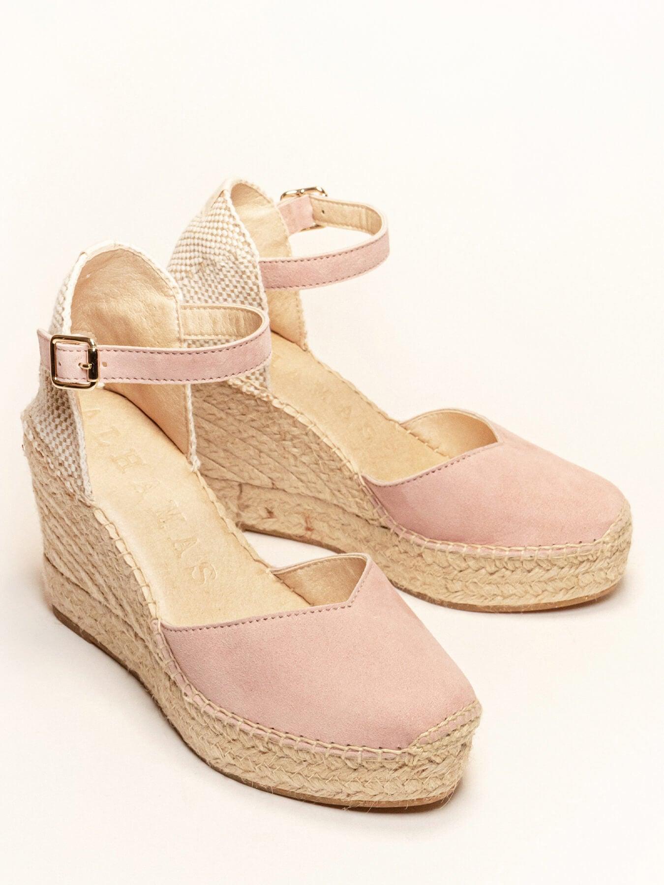 Jara Cuña 10 cm Ante Rosa Claro
