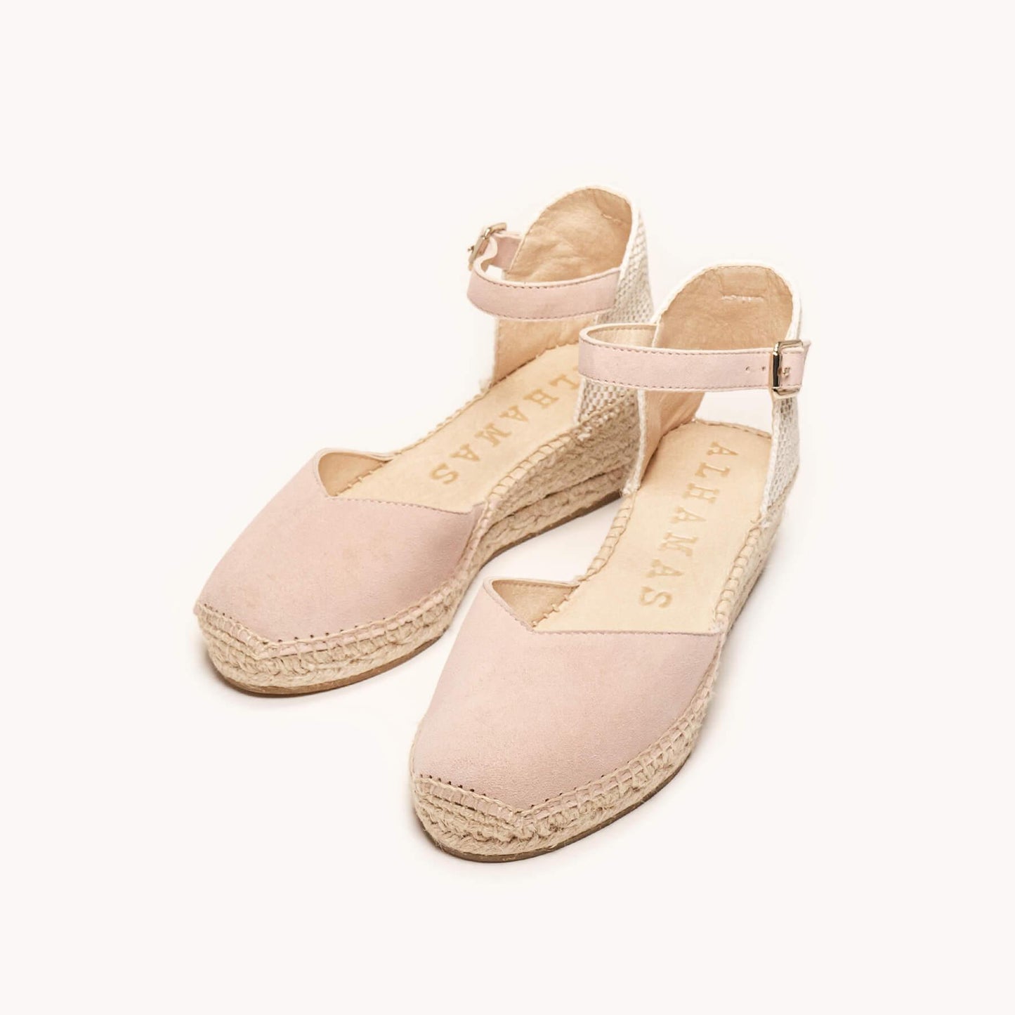 Jara Cuña 5 cm Ante Rosa Claro