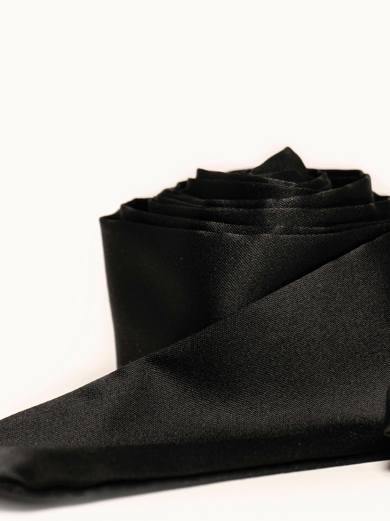 Pañuelo Raso Negro