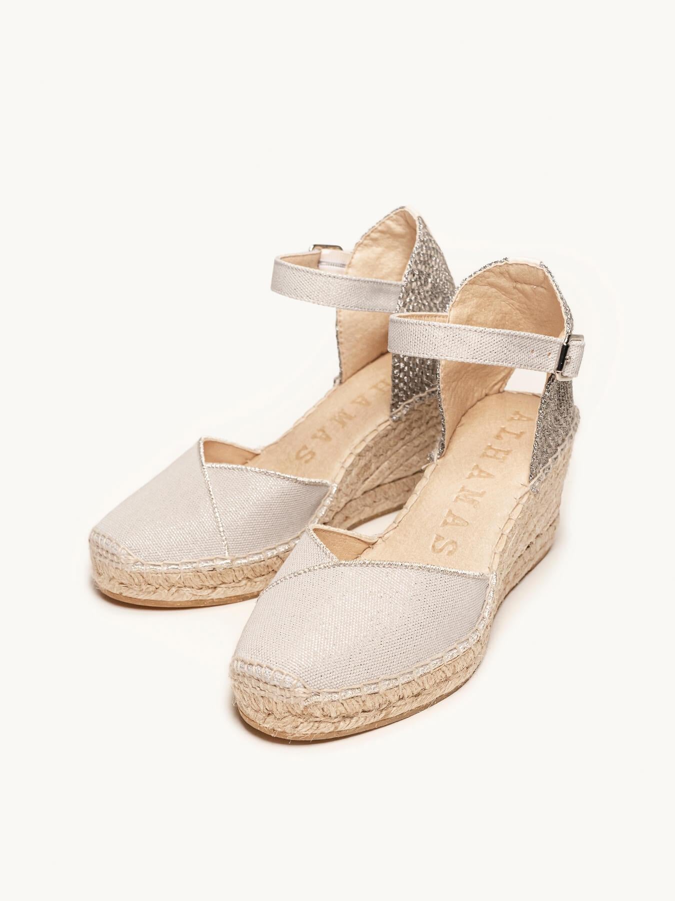 Jara Cuña 7 cm Lona Gris