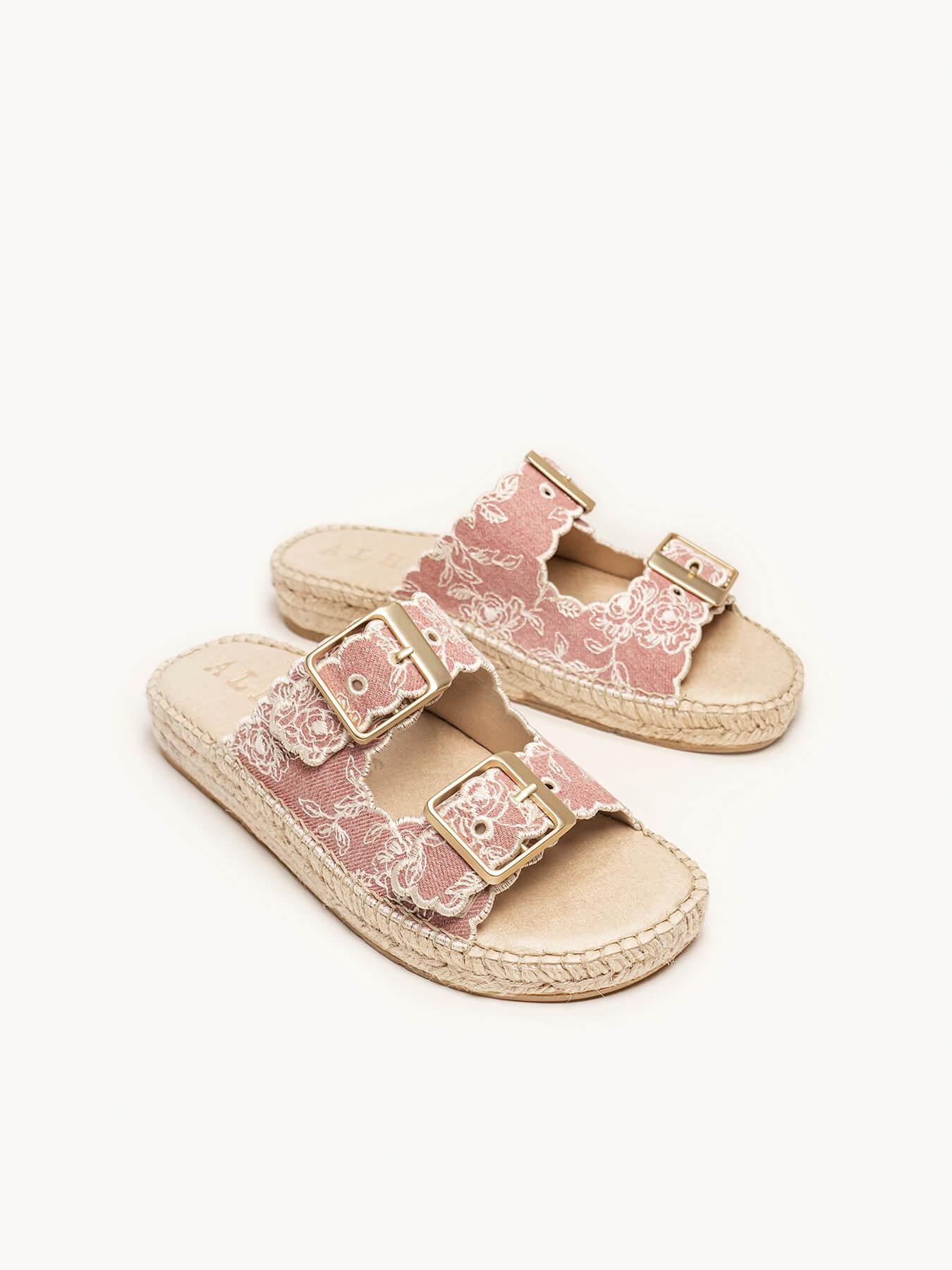 Girasol Bio Vaquero Bordado Rosa