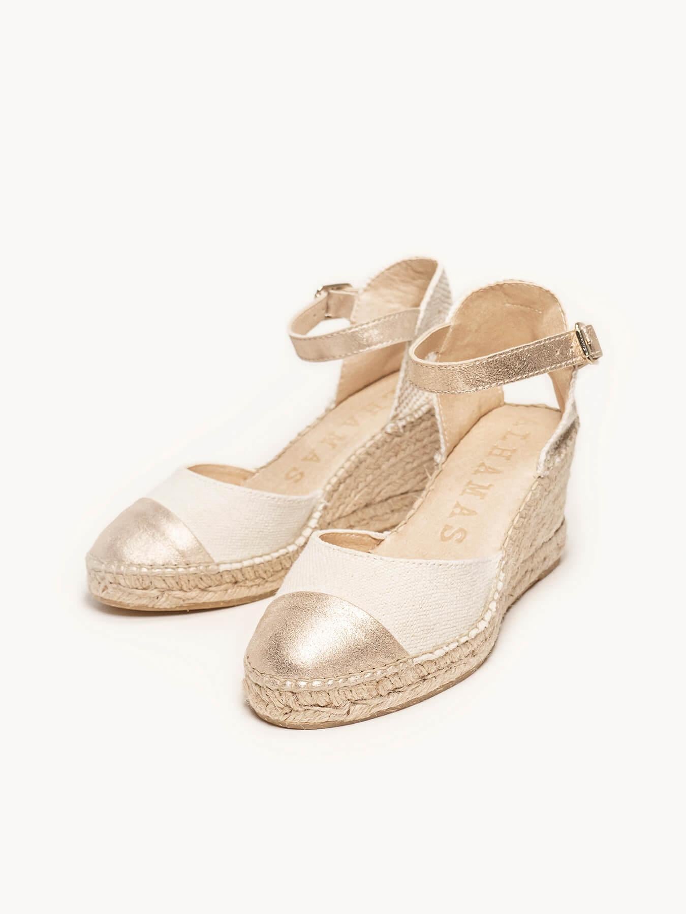 Marga Cuña Media Napa Lino Oro