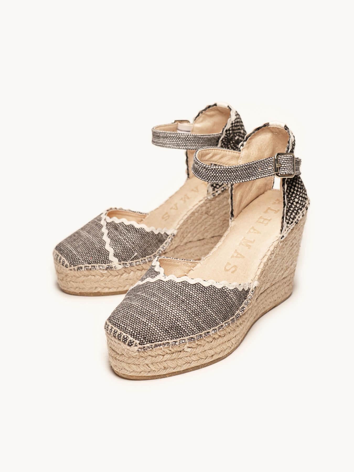 Jara Cuña 10 cm Lino Negro