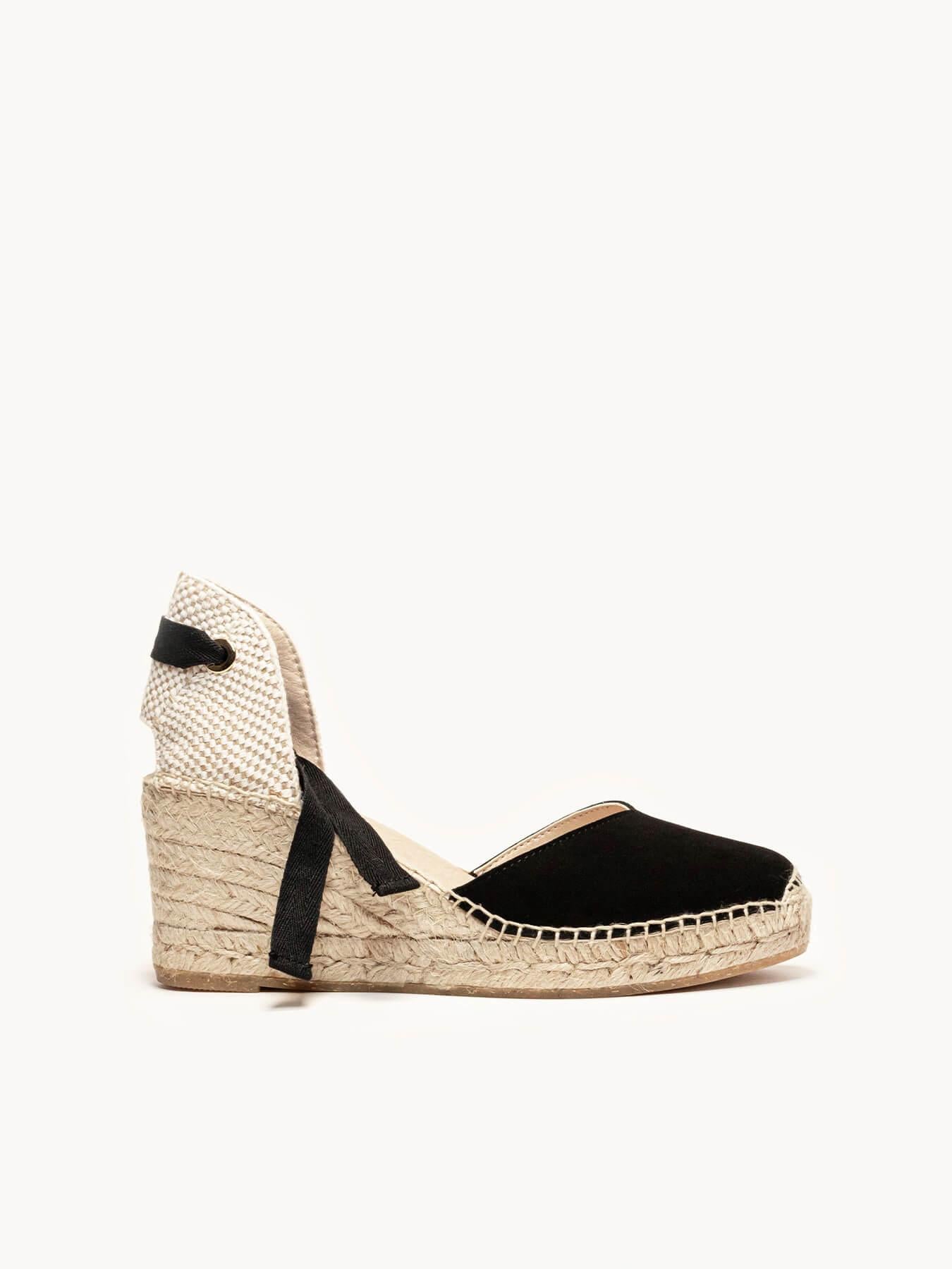 Romero Cuña 7 cm Ante Negro