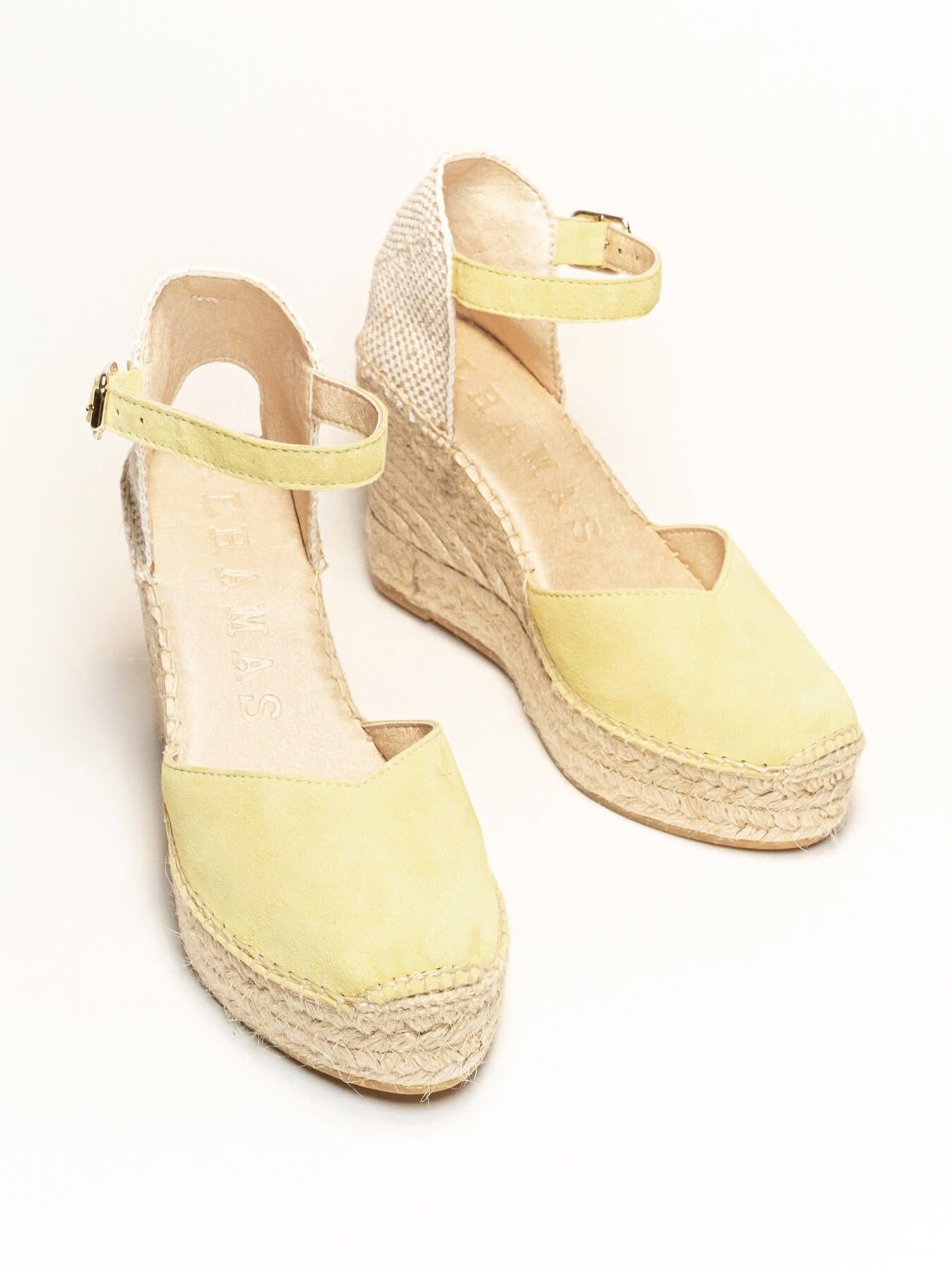 Jara Cuña 10 cm Ante Amarillo