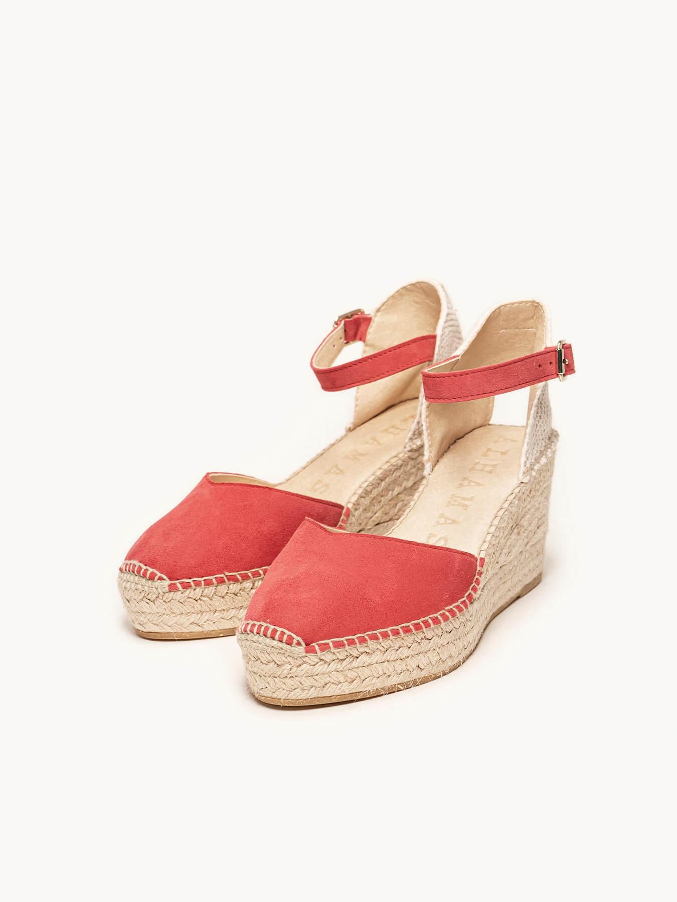 Jara Cuña 8 cm Ante Rojo