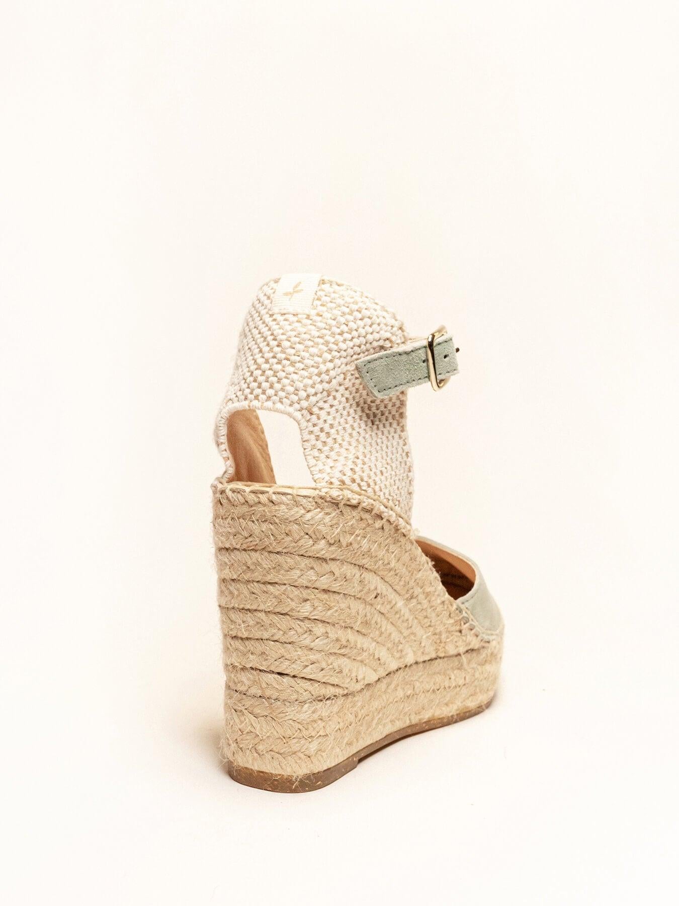 Jara Cuña 10 cm Ante Verde Claro