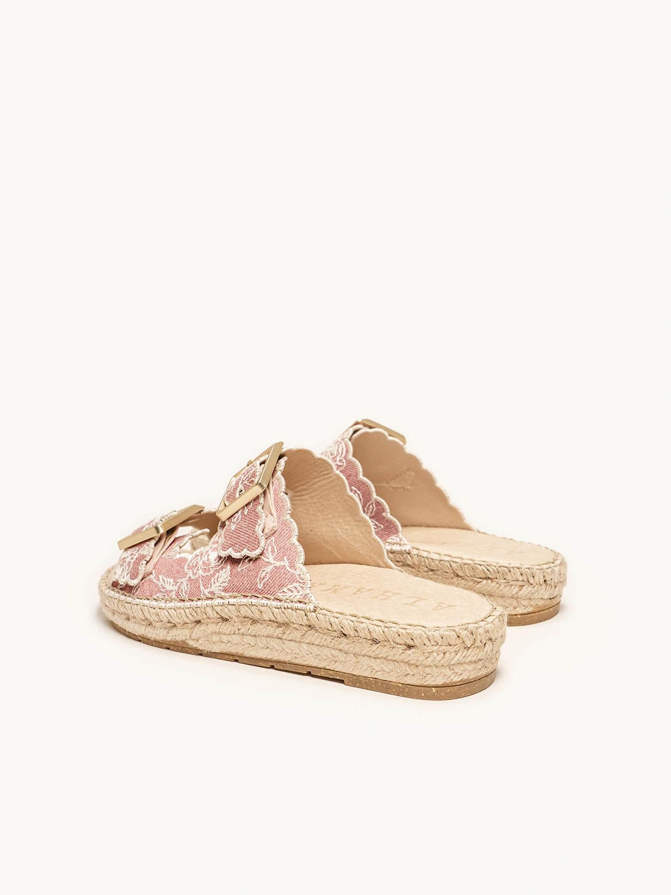 Girasol Bio Vaquero Bordado Rosa