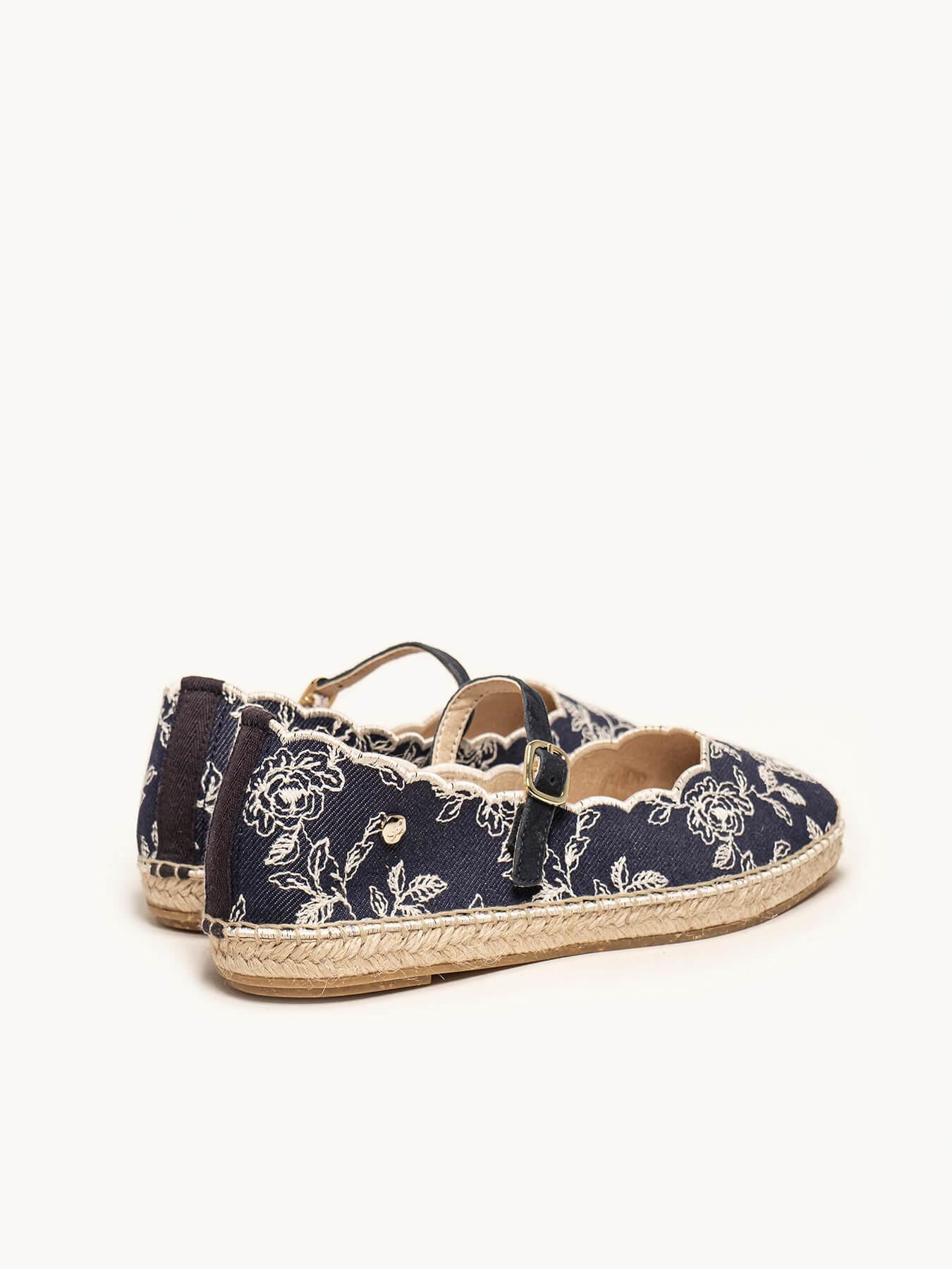 Campanilla Vaquero Bordado Marino