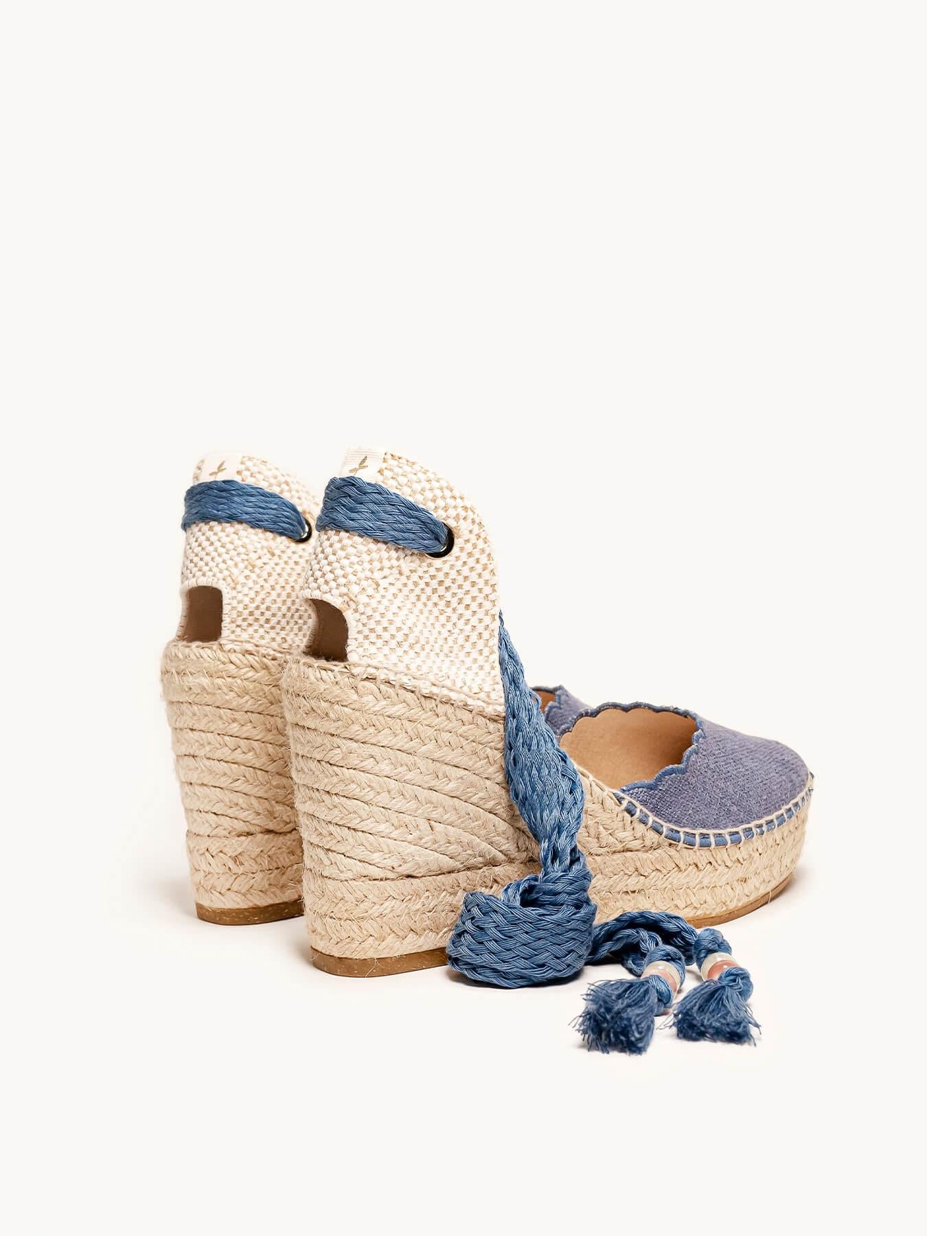 Romero Cuña 10 cm Lino Azul Jeans