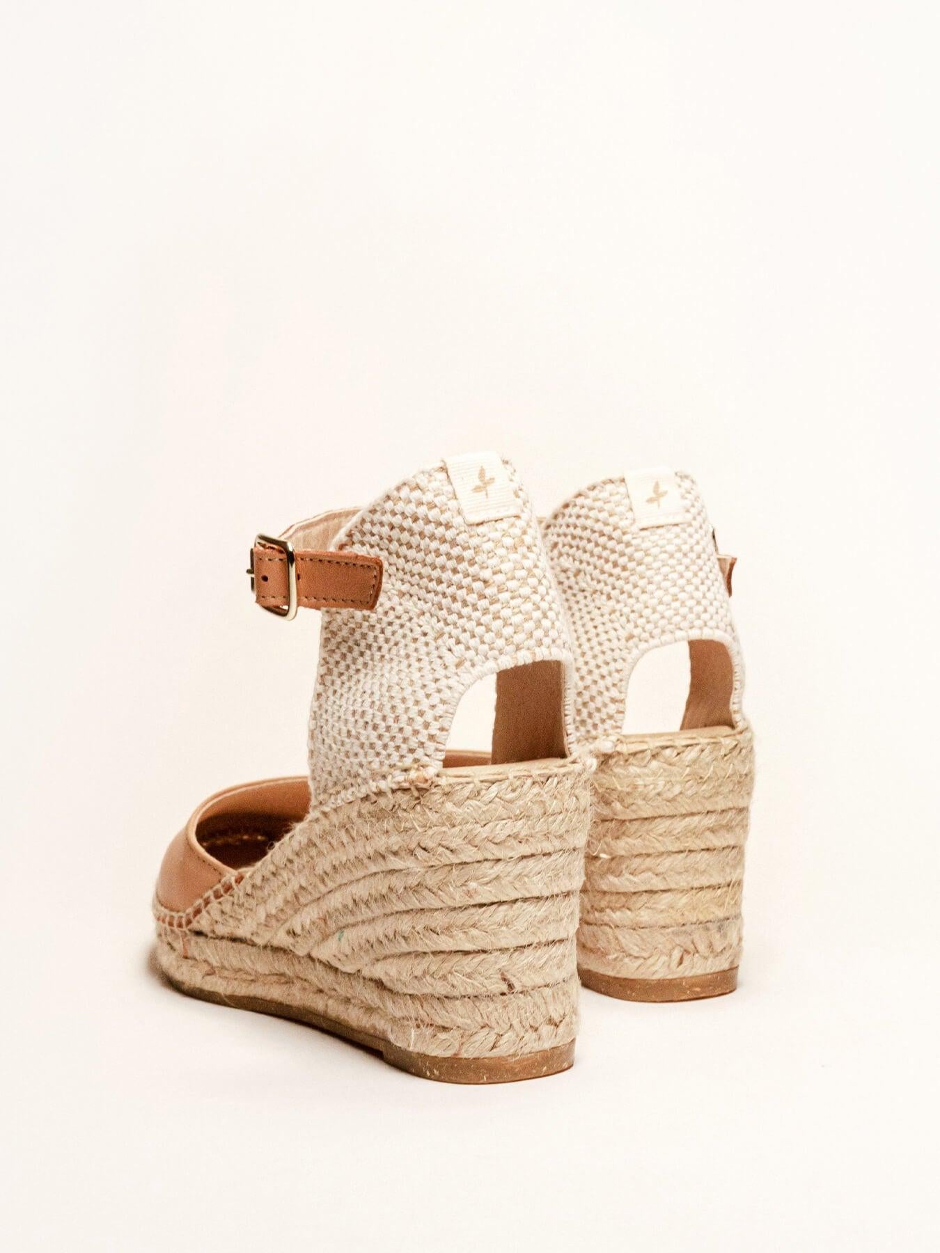 Marga Cuña 7 cm Napa Marrón Claro