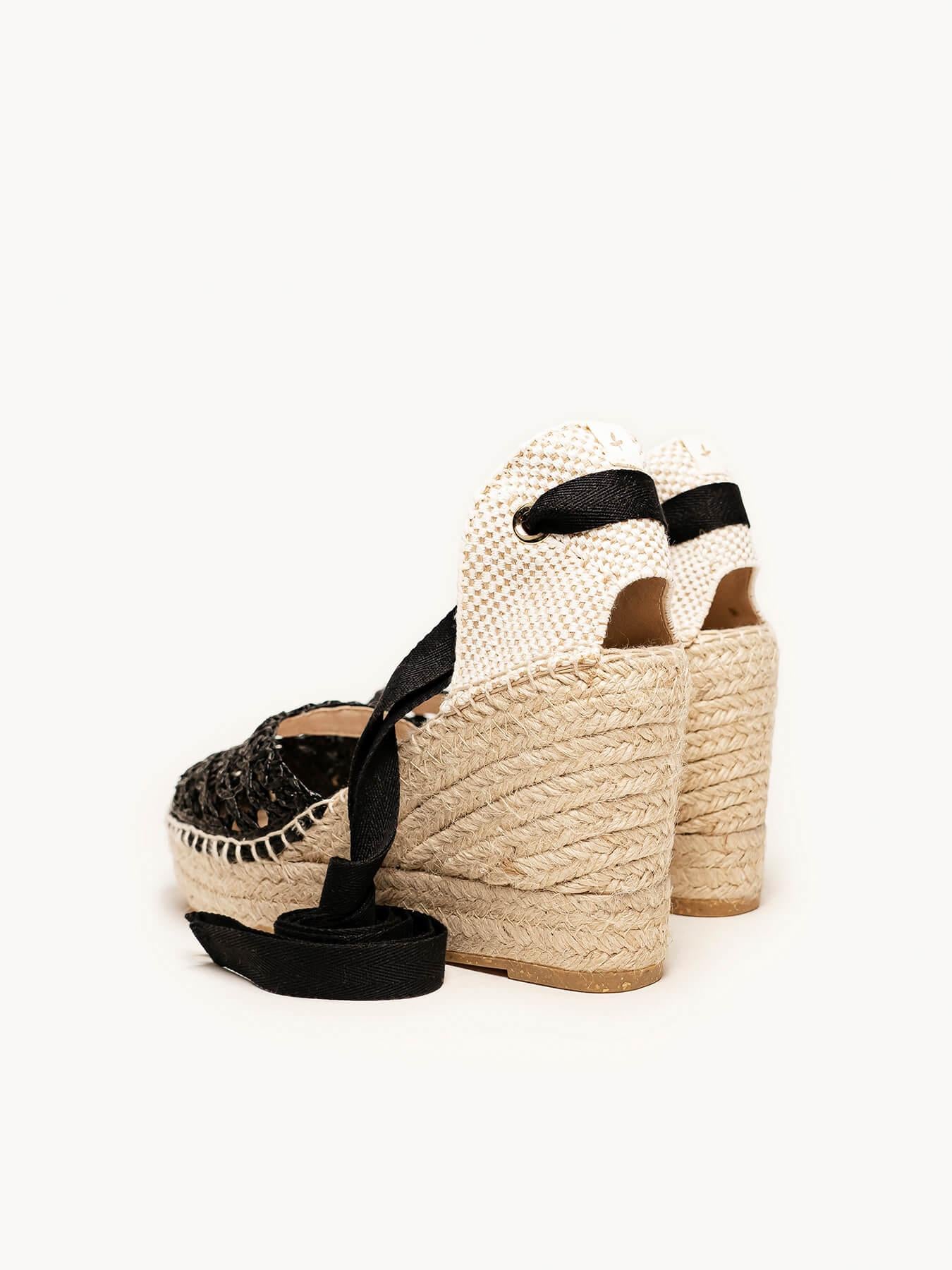 Romero Cuña 10 cm Rafia Negro