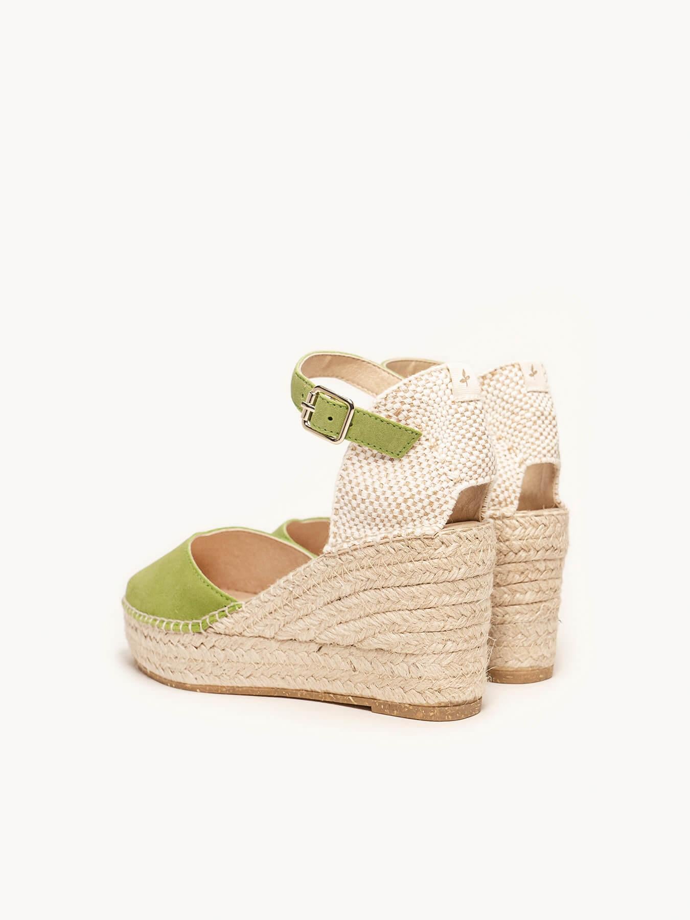 Jara Cuña 8 cm Ante Verde