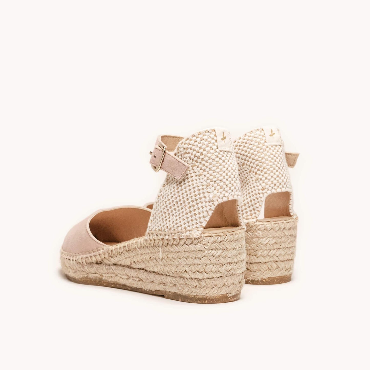 Jara Cuña 5 cm Ante Rosa Claro