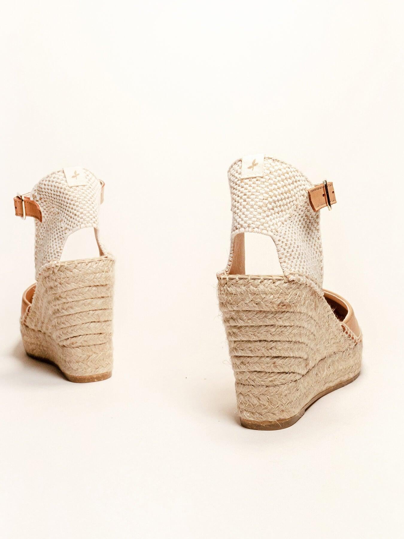 Marga Cuña 10 cm Napa Marrón Claro