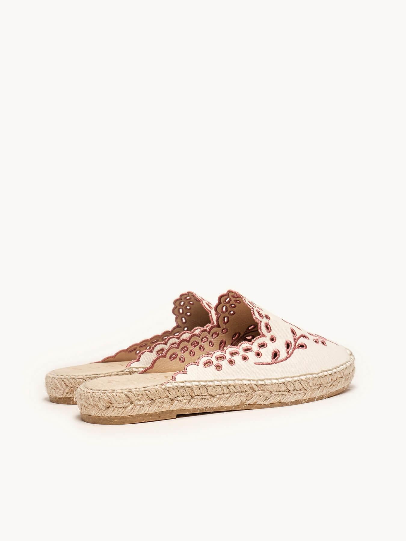 Loto Lona Bordada Granate