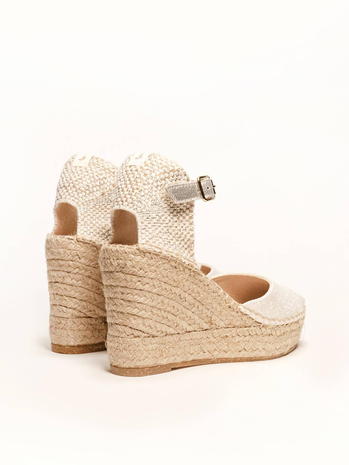 Dalia Cuña 10 cm Brillo Blanco