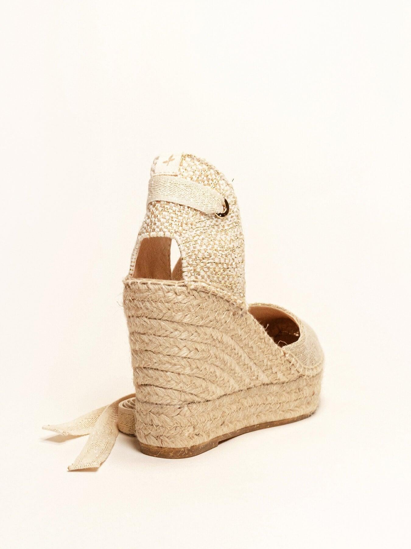 Cala Cuña Alta Lino Metal Oro