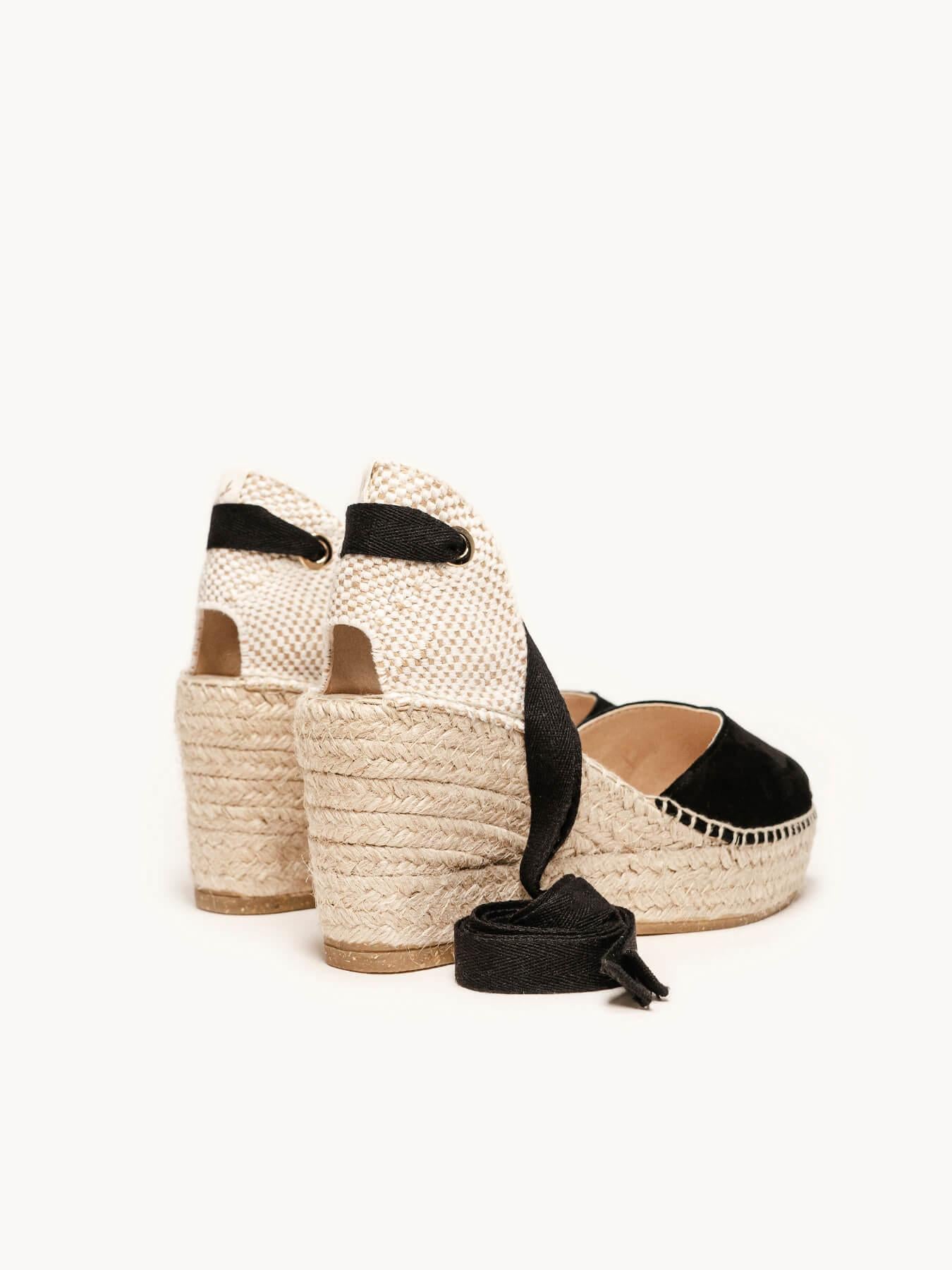 Romero Cuña 8 cm Ante  Negro