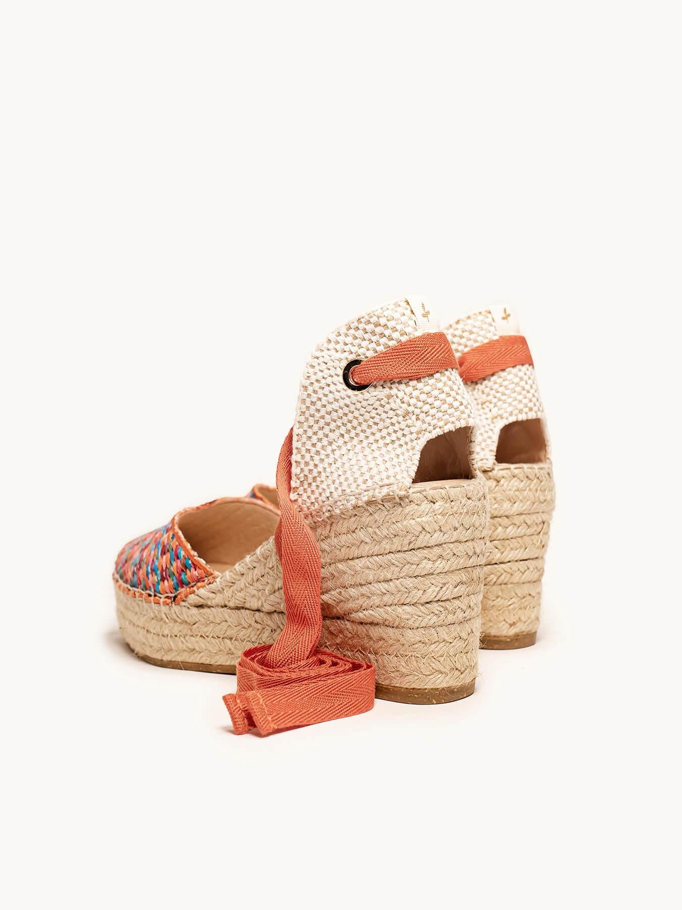 Romero Cuña 8 cm Rafia Naranja