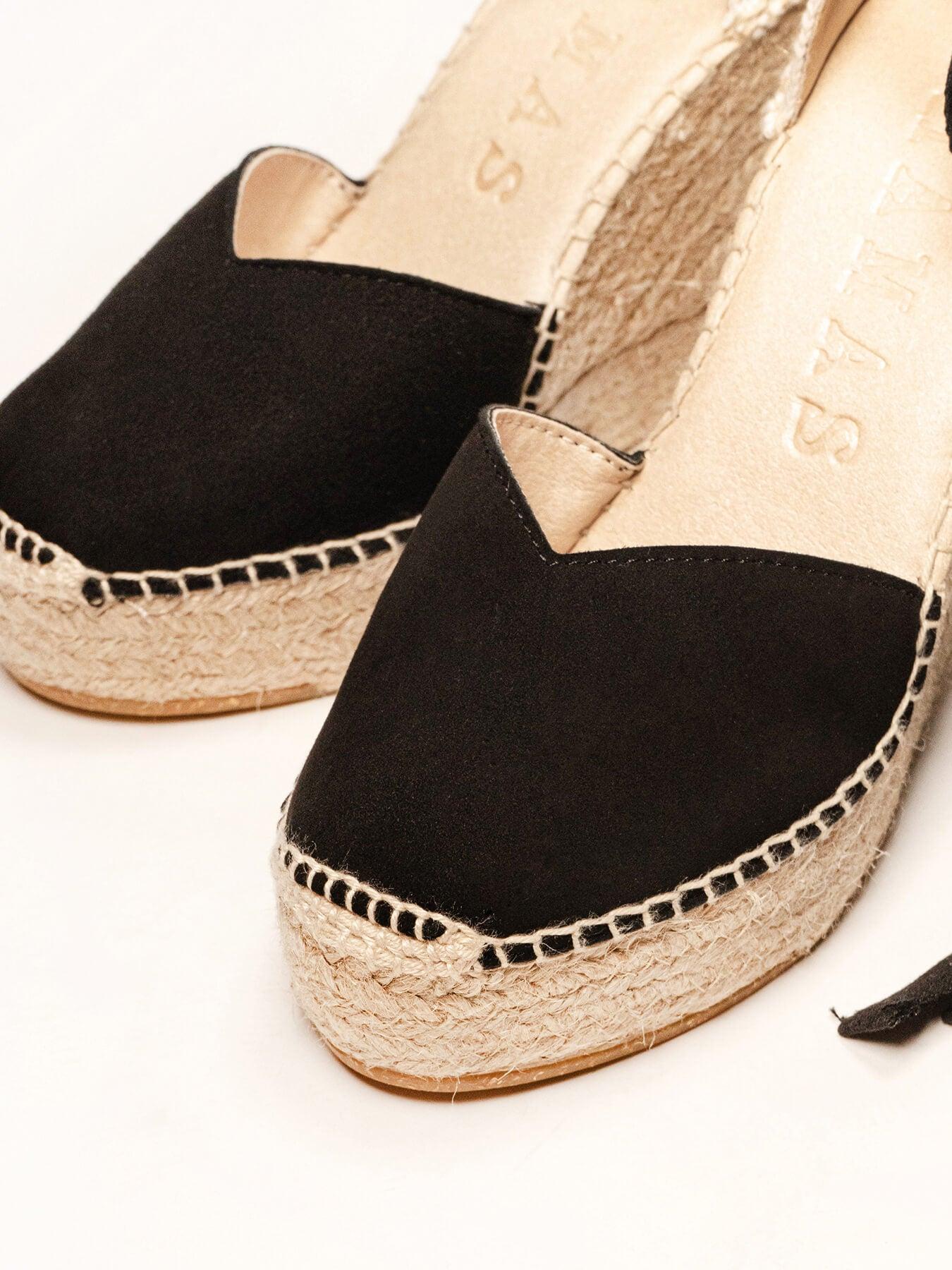Romero Cuña 12 cm Ante Negro