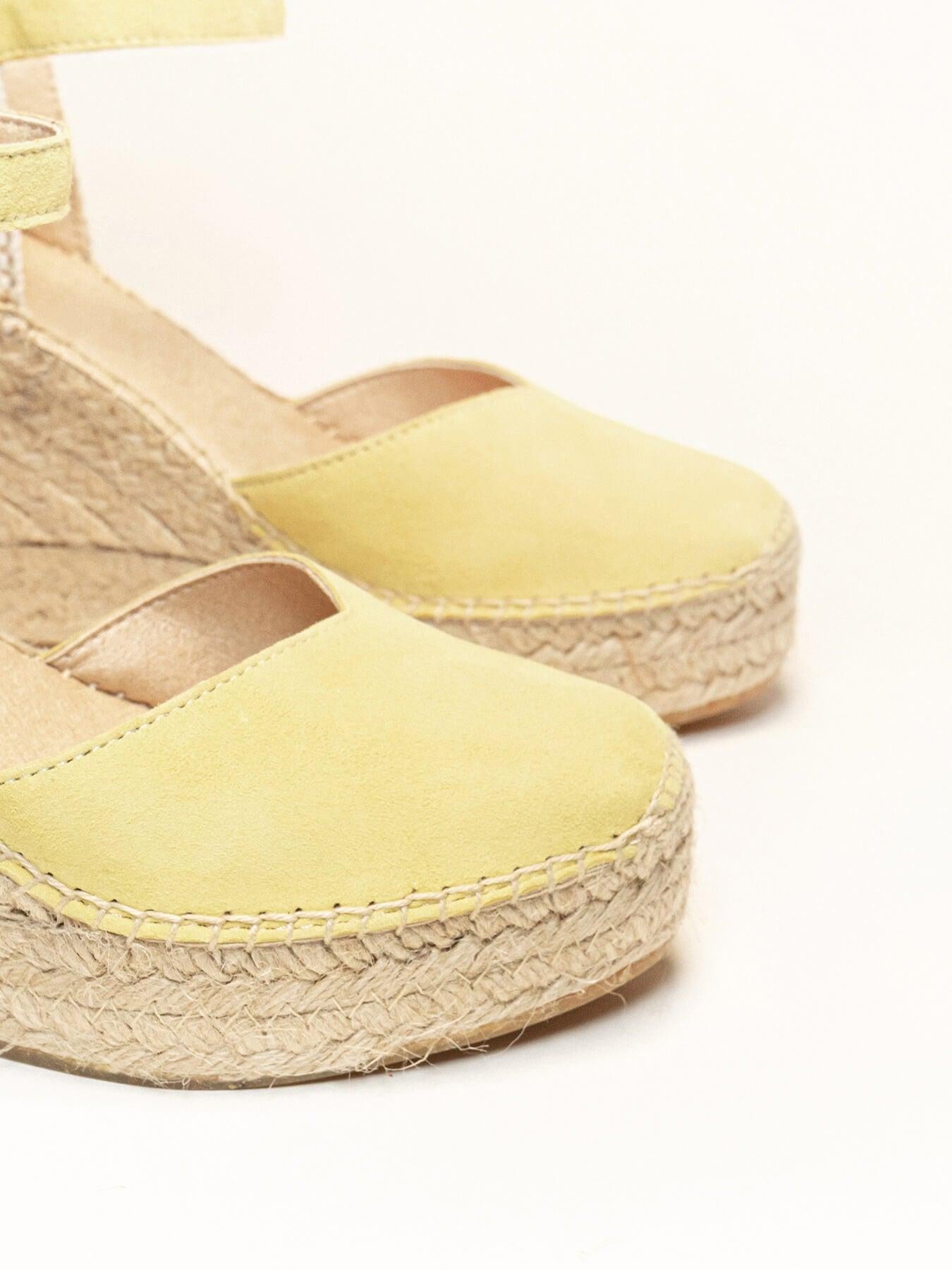 Jara Cuña 10 cm Ante Amarillo