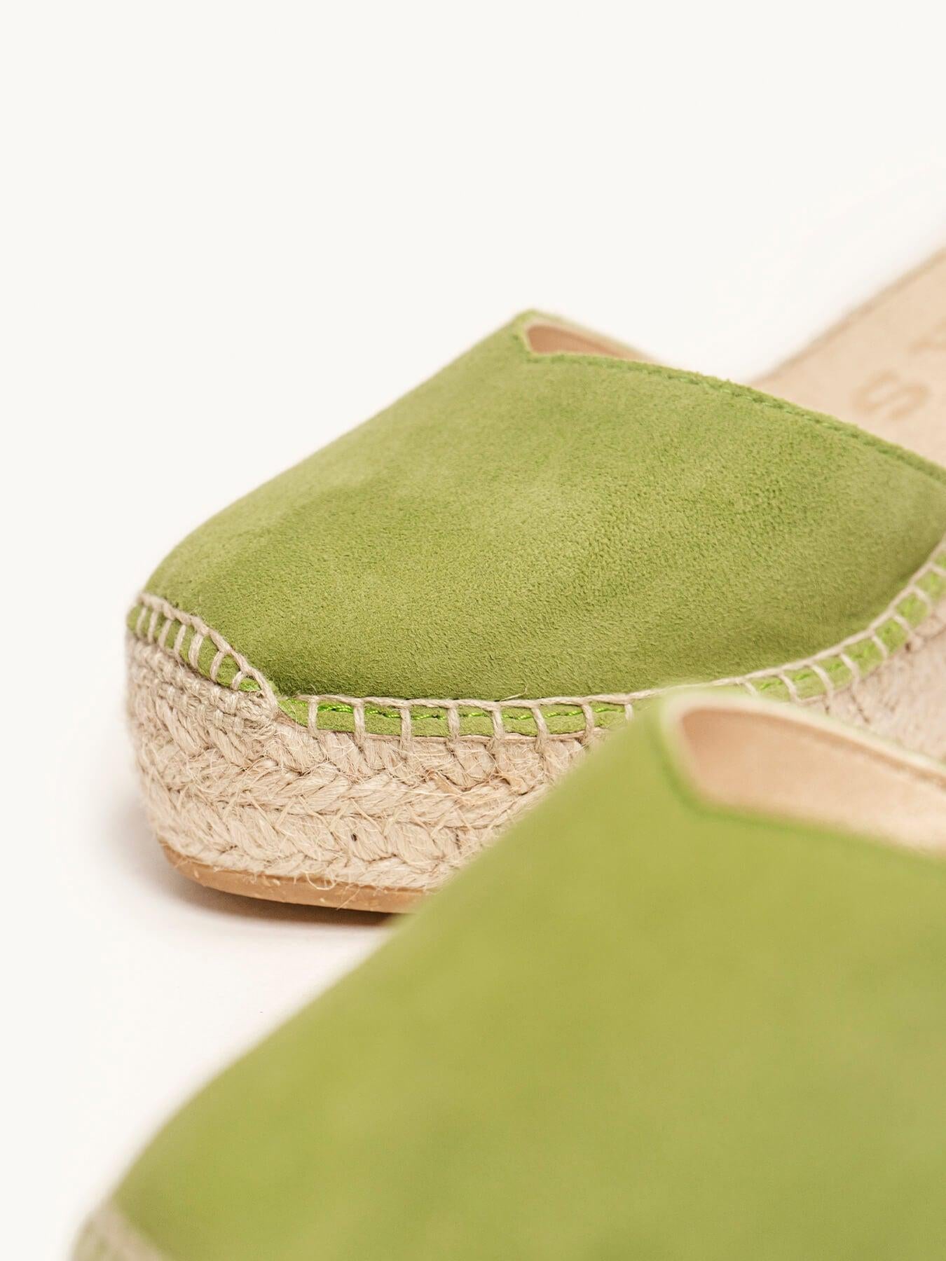 Jara Cuña 8 cm Ante Verde