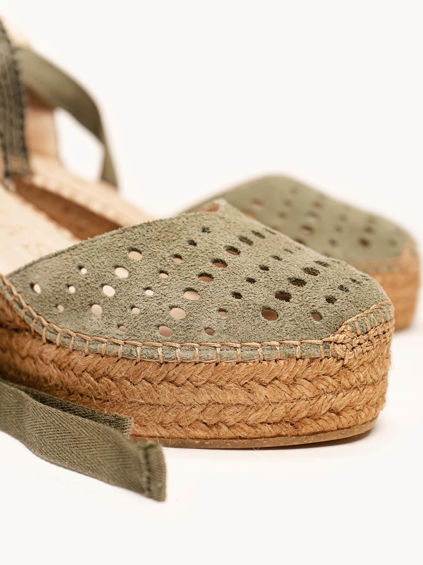 Romero Cuña 8 cm Serraje Verde Kaki
