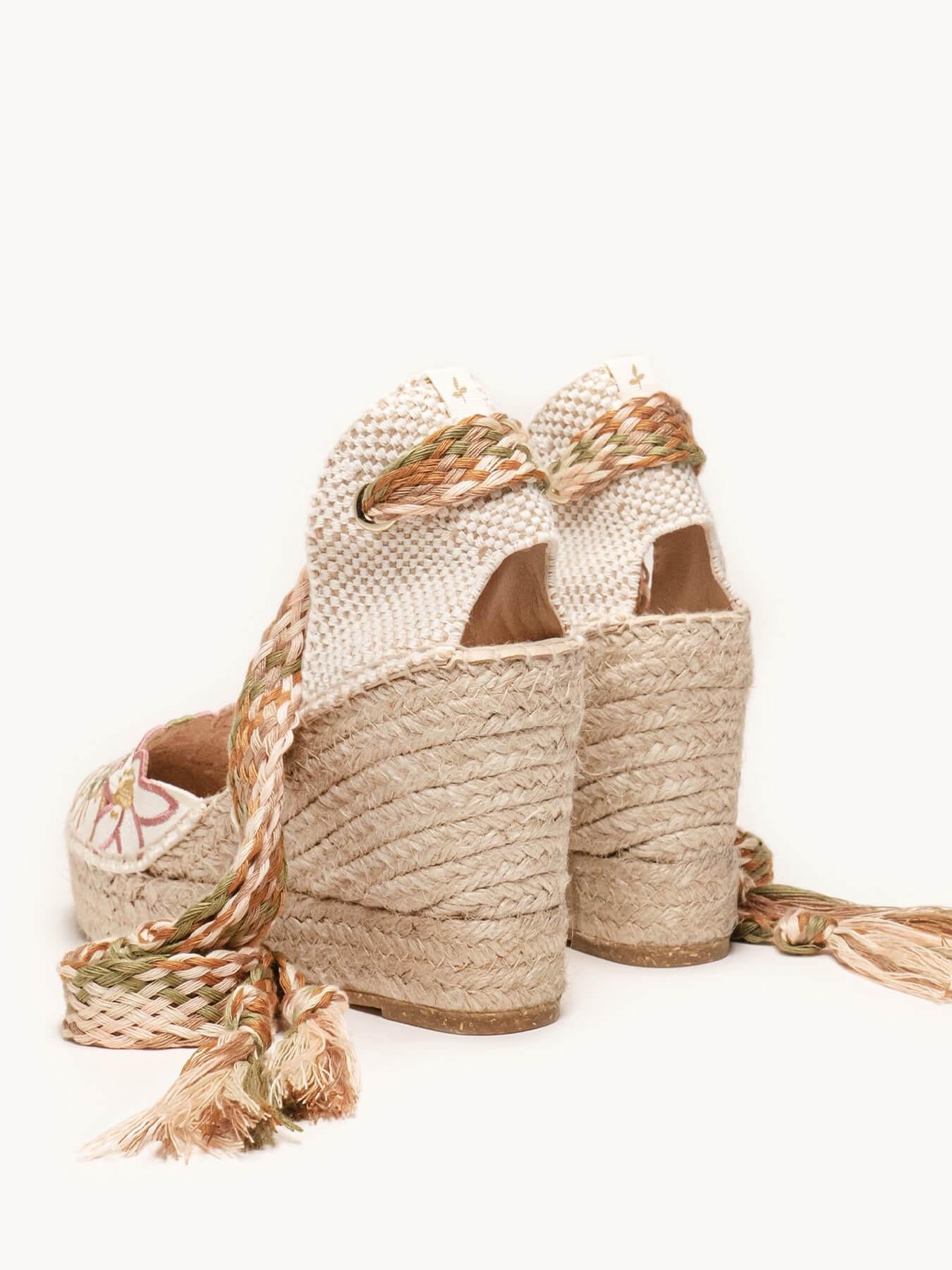 Romero Cuña Alta Bordado Silvestre Rosa