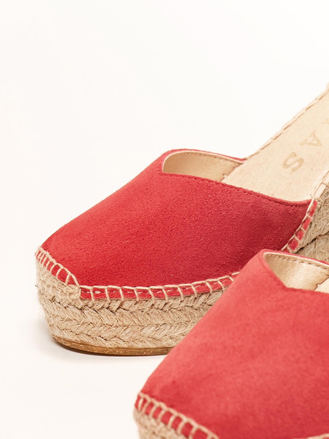 Jara Cuña 10 cm Ante Rojo
