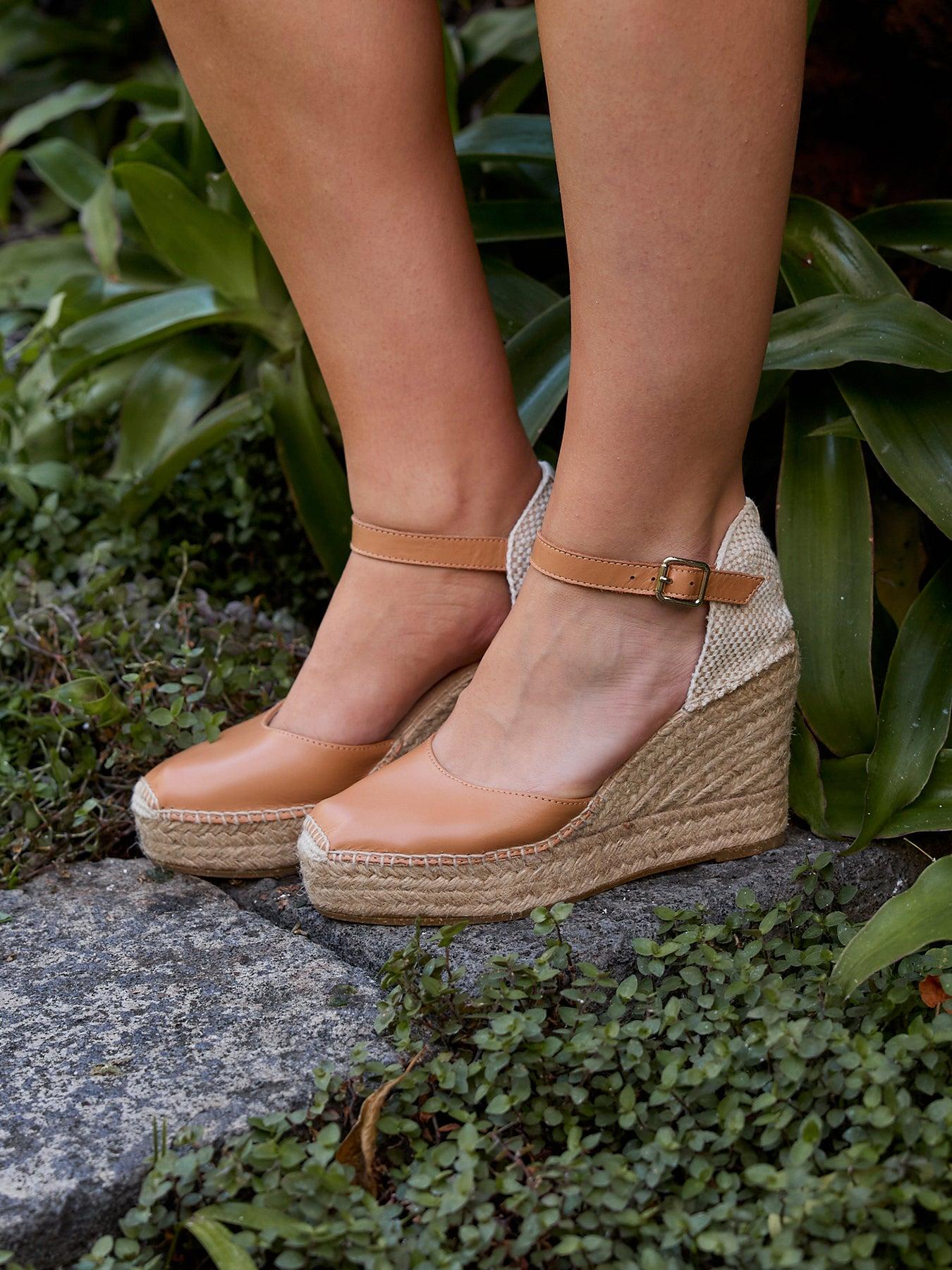 Marga Cuña 10 cm Napa Marrón Claro