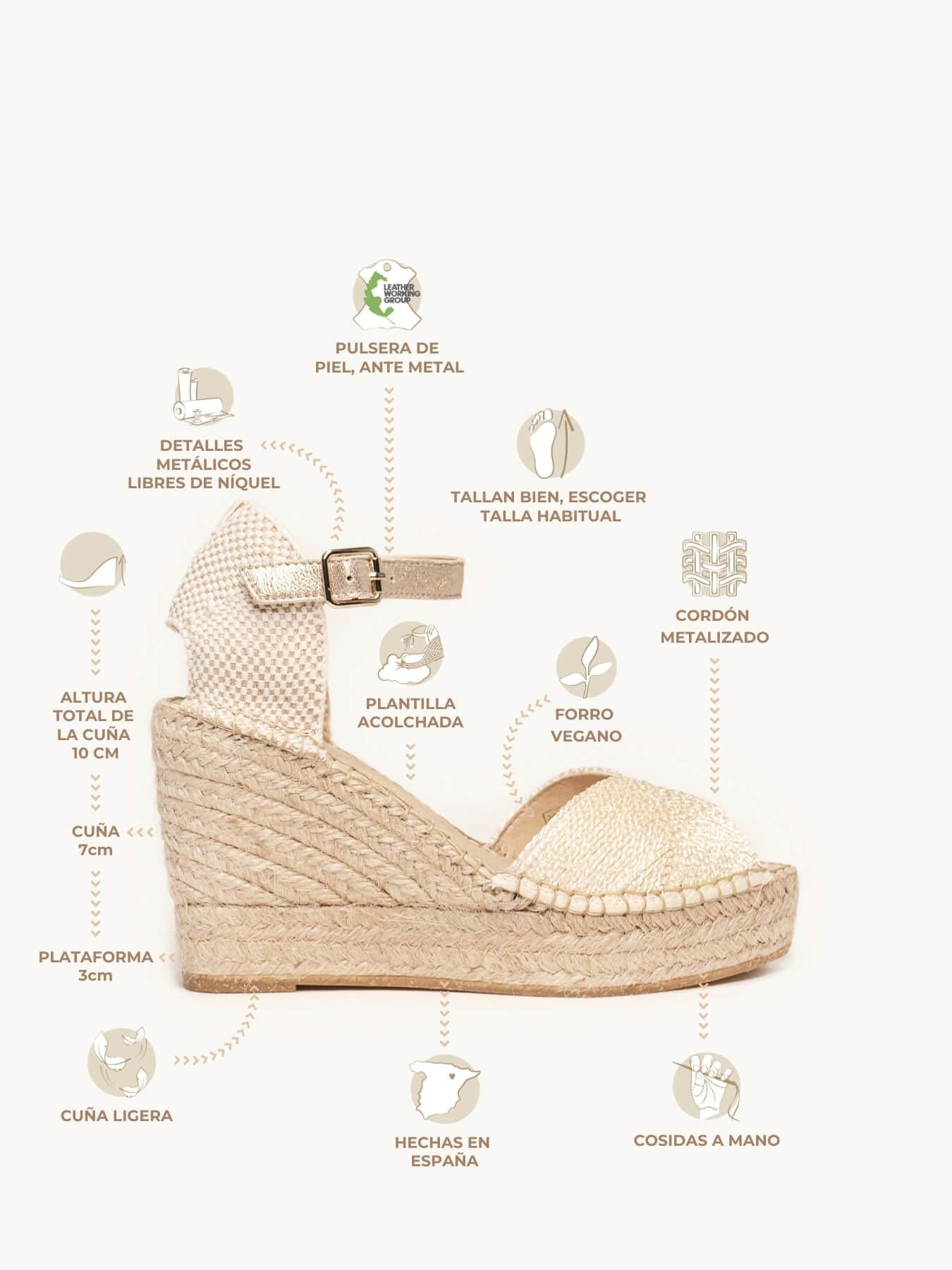 Alelí Cuña Alta Cordela Crudo