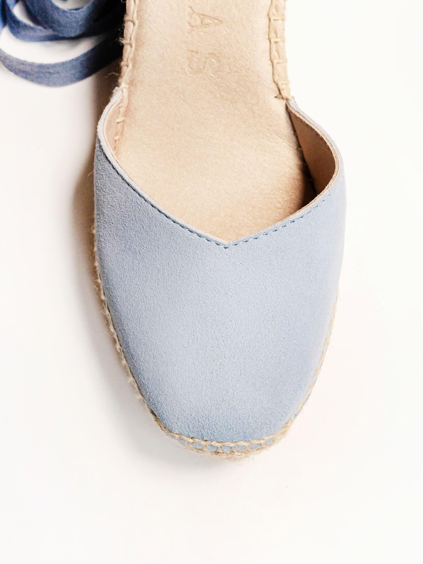Romero Cuña 10 cm Ante Azul Claro